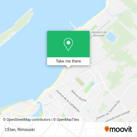 L’Élan map