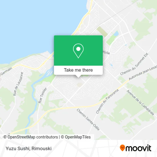Yuzu Sushi map