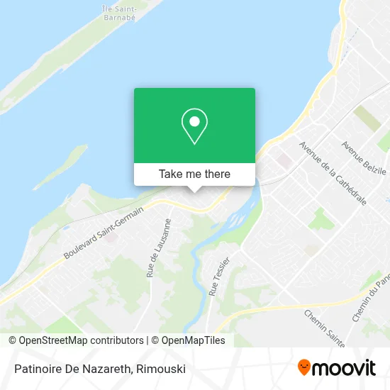 Patinoire De Nazareth map