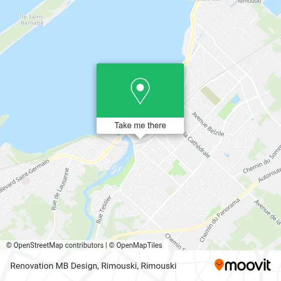 Renovation MB Design,       Rimouski map