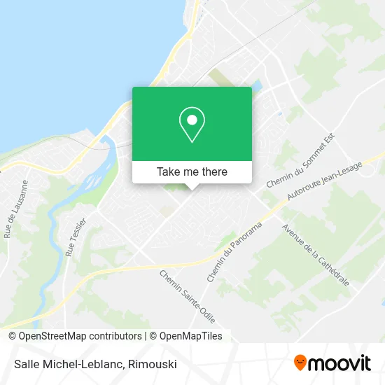 Salle Michel-Leblanc map