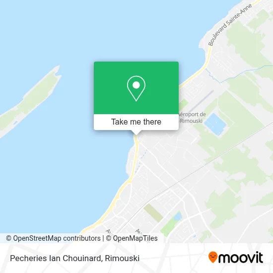 Pecheries Ian Chouinard map