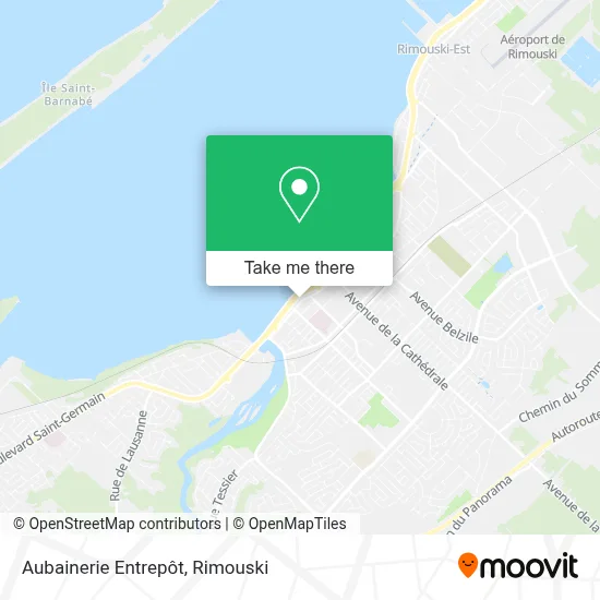 Aubainerie Entrepôt map