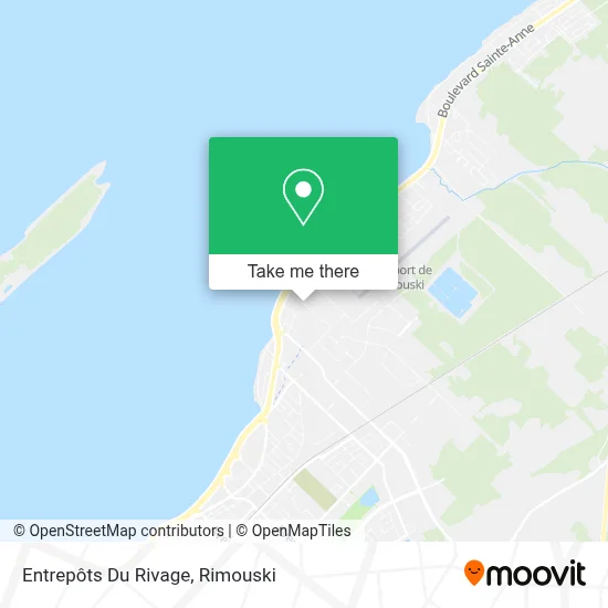 Entrepôts Du Rivage map