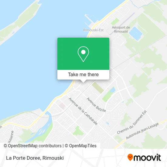 La Porte Doree map