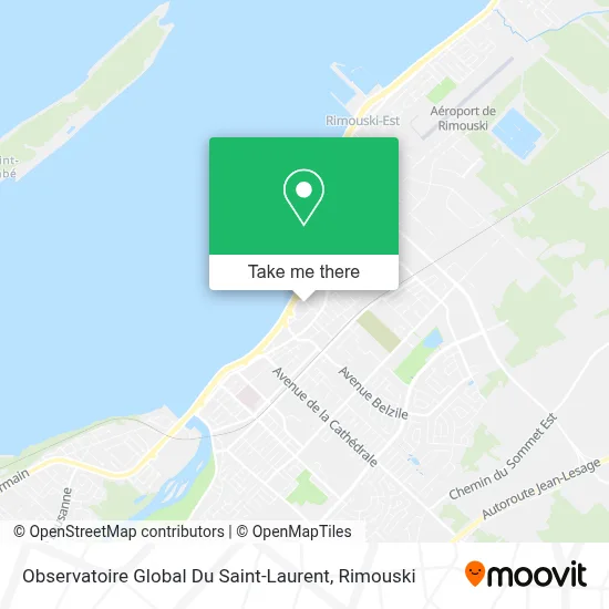 Observatoire Global Du Saint-Laurent map