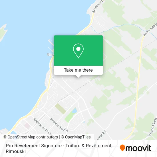 Pro Revêtement Signature - Toiture & Revêtement map