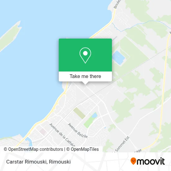 Carstar Rimouski map