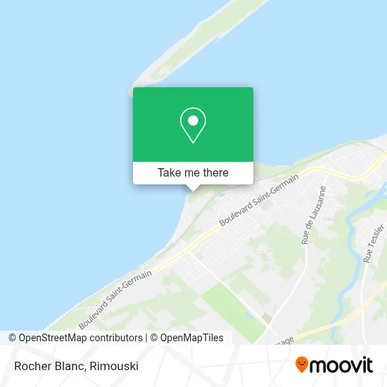 Rocher Blanc map