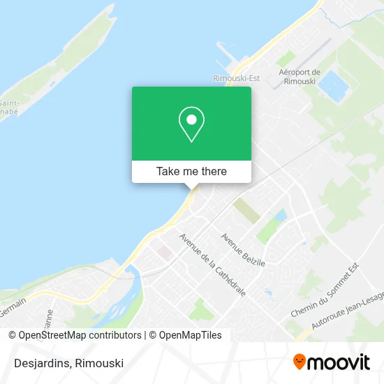 Desjardins map