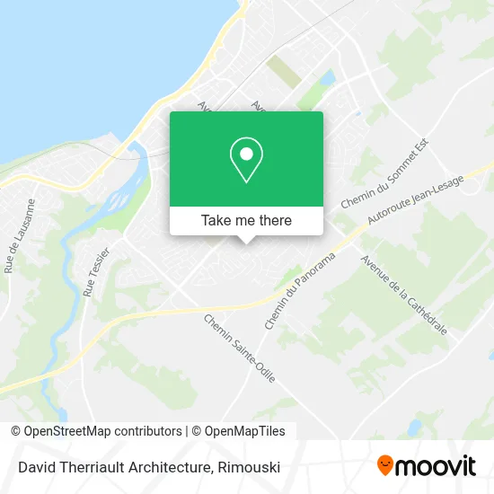 David Therriault Architecture map