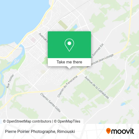 Pierre Poirier Photographe map