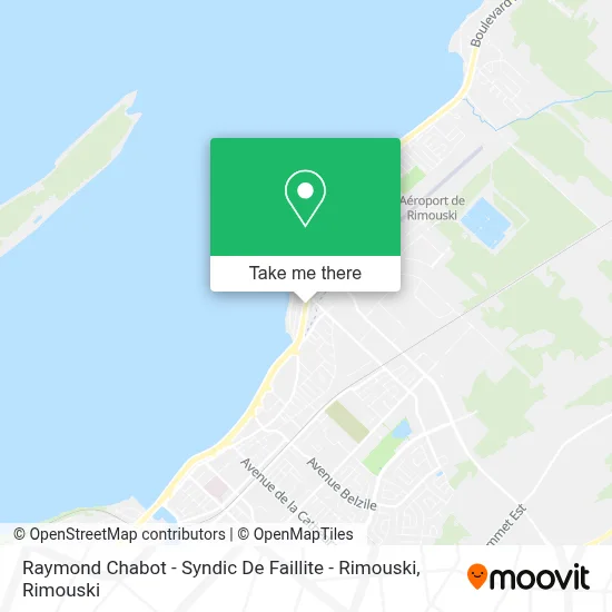 Raymond Chabot - Syndic De Faillite - Rimouski map