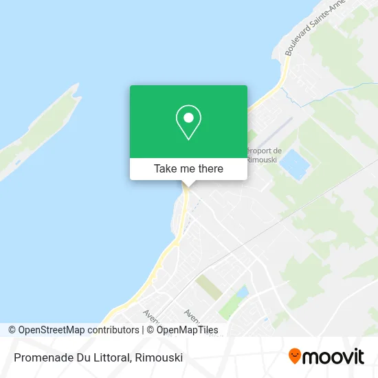 Promenade Du Littoral map