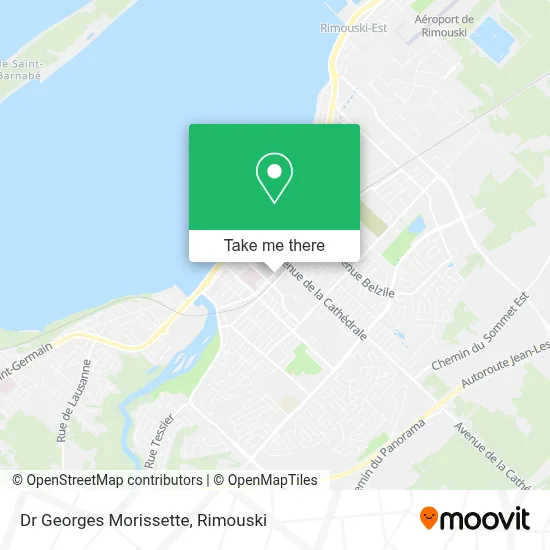 Dr Georges Morissette map