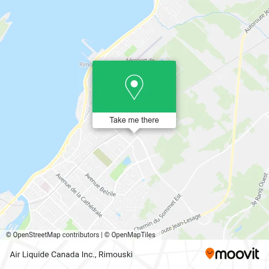 Air Liquide Canada Inc. map