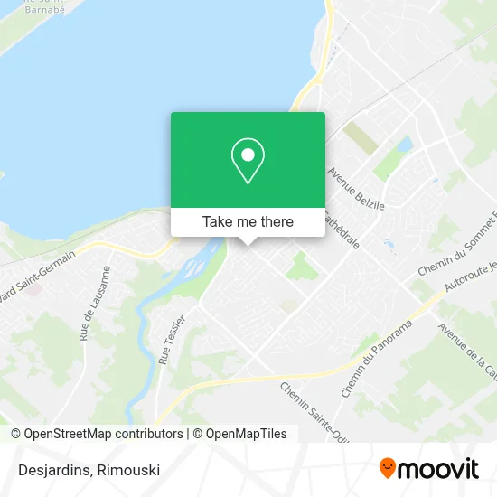 Desjardins map