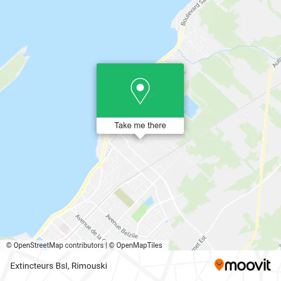 Extincteurs Bsl map