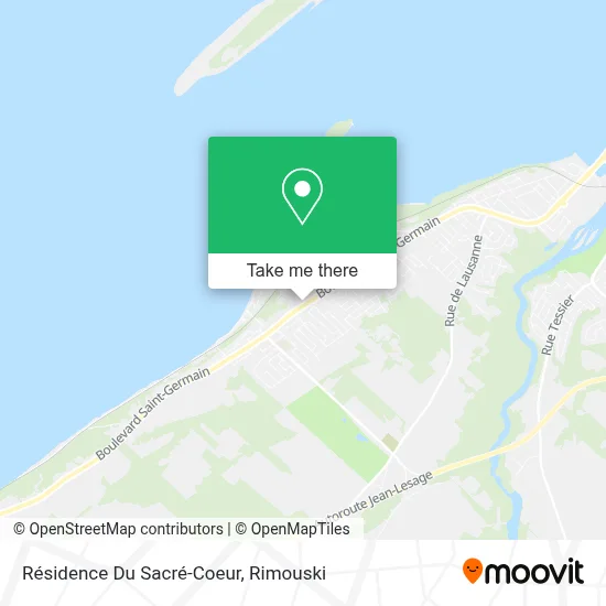 Résidence Du Sacré-Coeur map