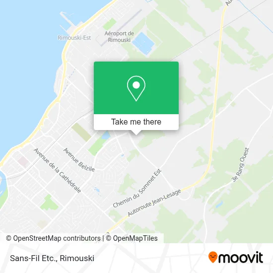 Sans-Fil Etc. map