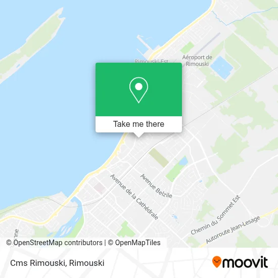 Cms Rimouski map