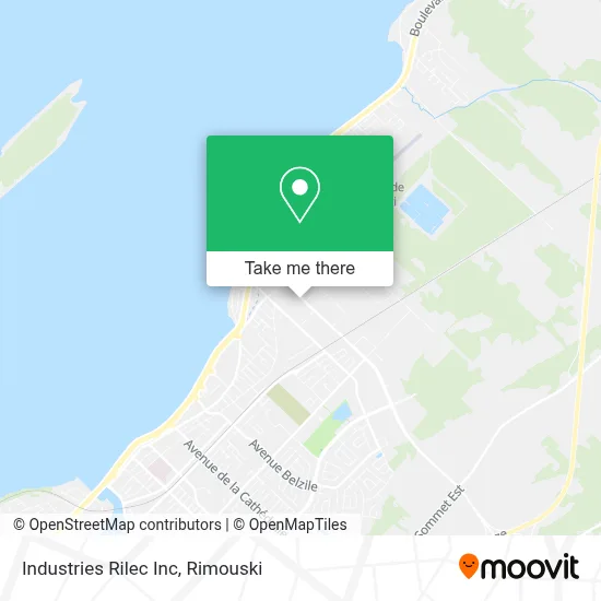 Industries Rilec Inc map