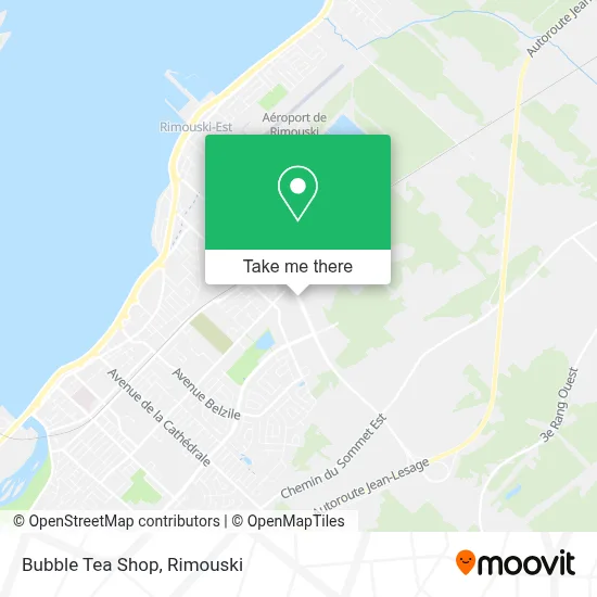 Bubble Tea Shop map