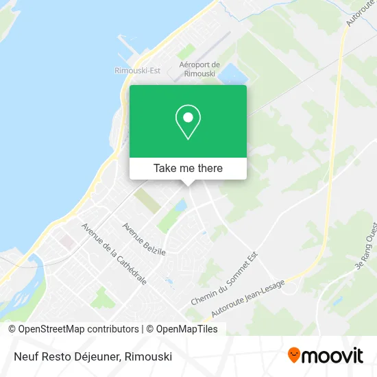Neuf Resto Déjeuner map