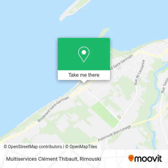 Multiservices Clément Thibault map