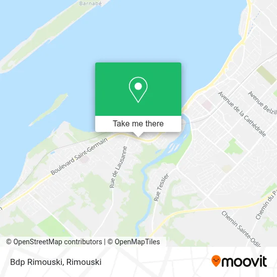 Bdp Rimouski map