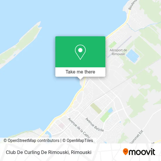 Club De Curling De Rimouski map