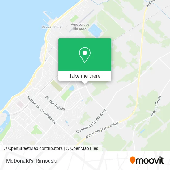 Mcdonald's map