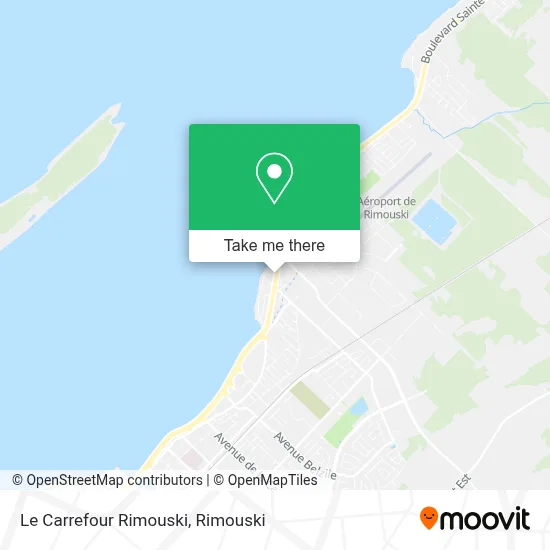 Le Carrefour Rimouski map