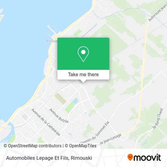 Automobiles Lepage Et Fils map