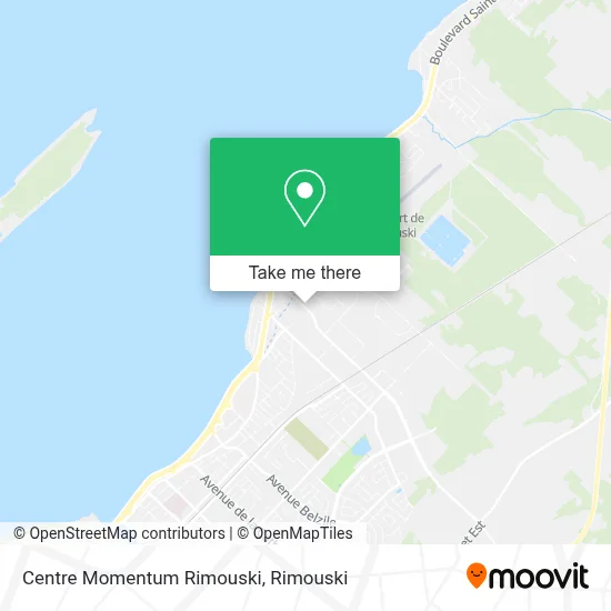 Centre Momentum Rimouski map