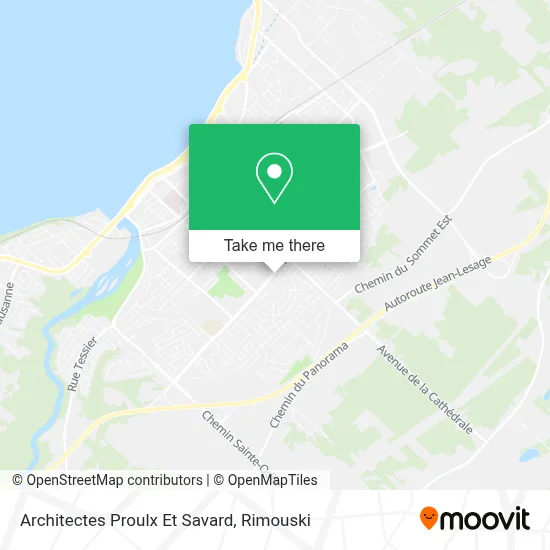 Architectes Proulx Et Savard map