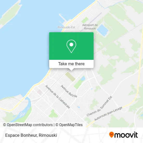 Espace Bonheur map