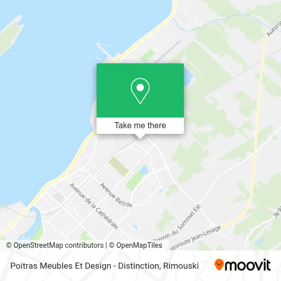 Poitras Meubles Et Design - Distinction map
