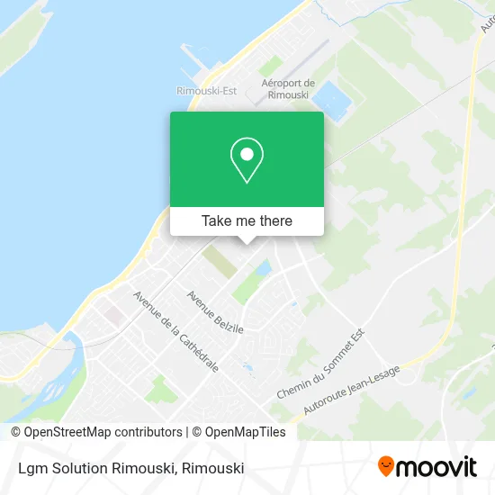 Lgm Solution Rimouski map