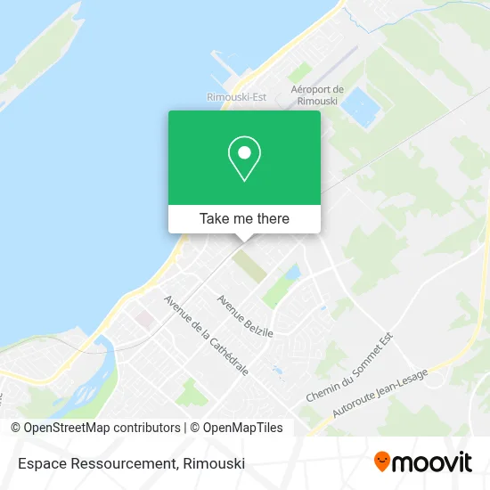 Espace Ressourcement map