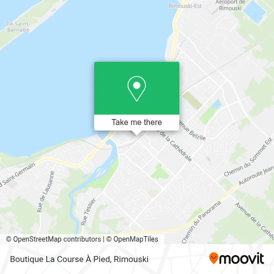 Boutique La Course À Pied map