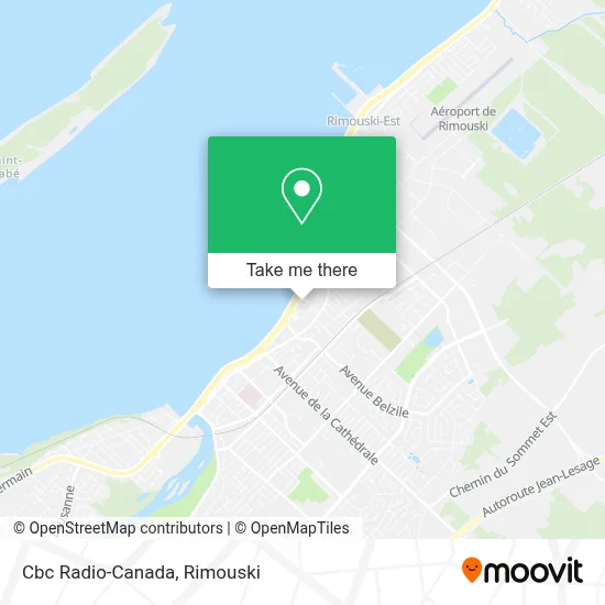 Cbc Radio-Canada map