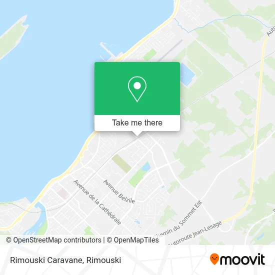 Rimouski Caravane map