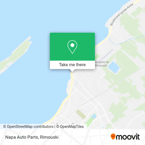 Napa Auto Parts map