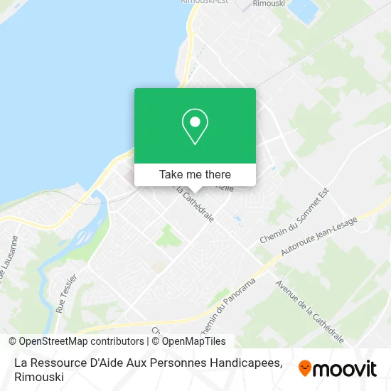 La Ressource D'Aide Aux Personnes Handicapees map