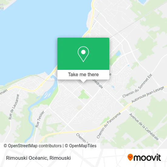 Rimouski Océanic map