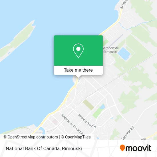 National Bank Of Canada map
