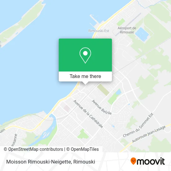 Moisson Rimouski-Neigette map
