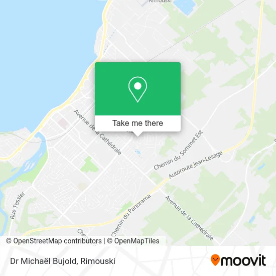 Dr Michaël Bujold map