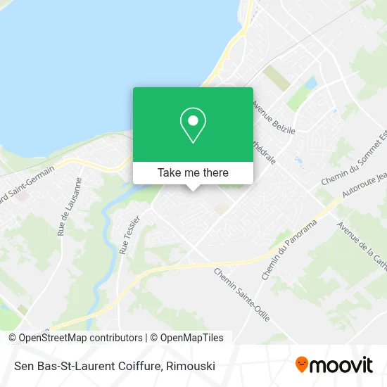 Sen Bas-St-Laurent Coiffure map